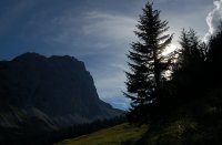 Gehrenspitze at sunset